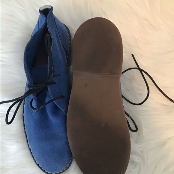 Barney’s Blue suede booties - Picture 4 of 4